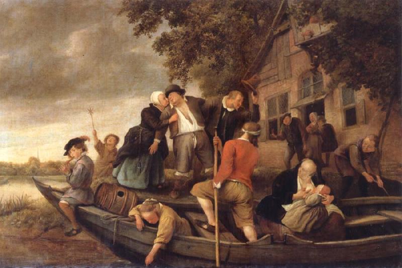Jan Steen The Merry  Homecoming oil painting picture